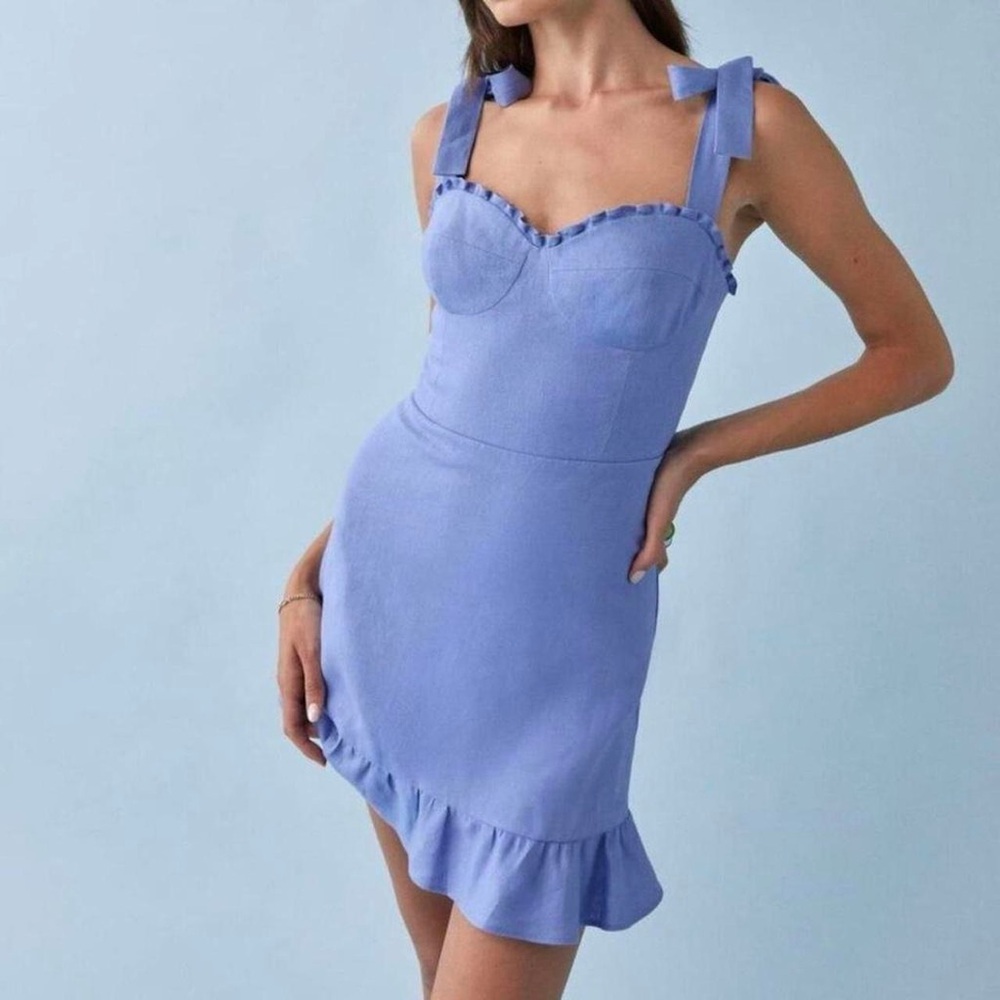 Reformation dress 100% linen size 6